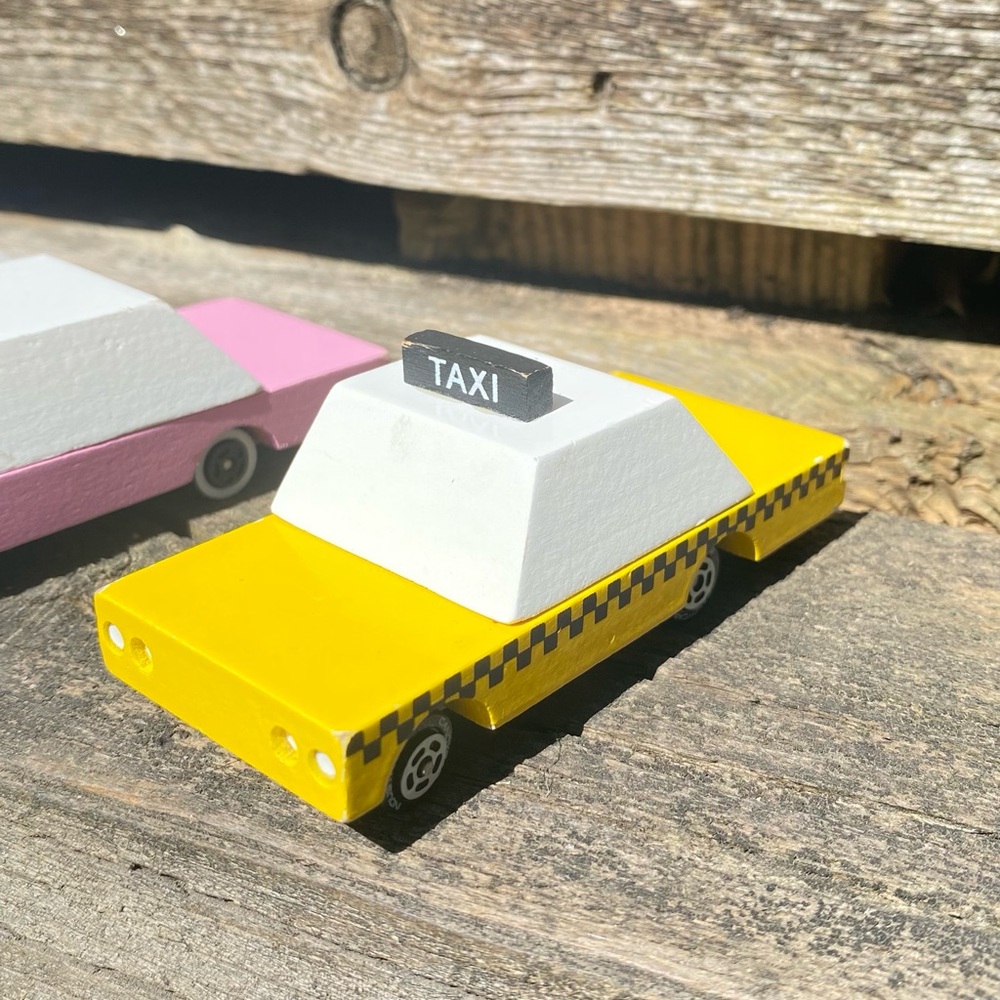 Candylab Wooden Yellow Taxi
